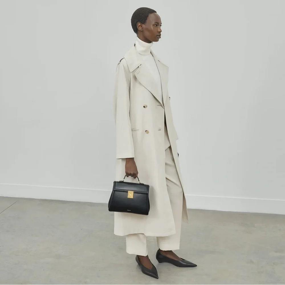 Demellier Midi Paris in Stone Grey - Picture 14 of 14